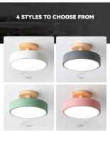 Lámpara De Techo LED Moderna En Colores Macarón Iluminación Para Nuevos Hogares Decoración Para Dormitorio Vestíbulo Pasillo Tecnología Inteligente Incluye Bombilla Fuente De Alimentación AC 220V Estilo Art Déco - details 2