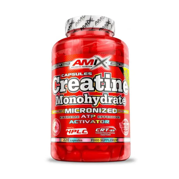 Creatine monohydrate 220 Caps de la marca Amix Nutrition - 1