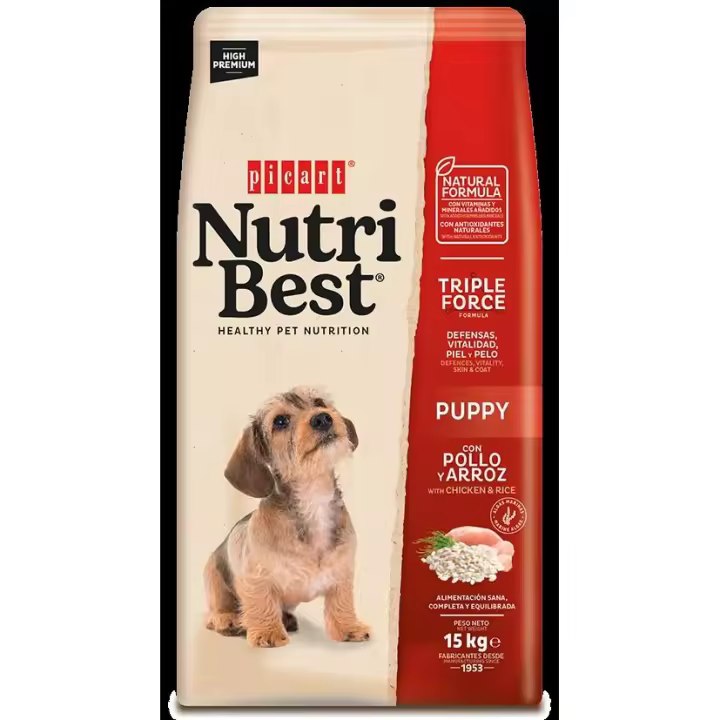 PICART SELECT NUTRIBEST PERRO PUPPY 15Kg - 1