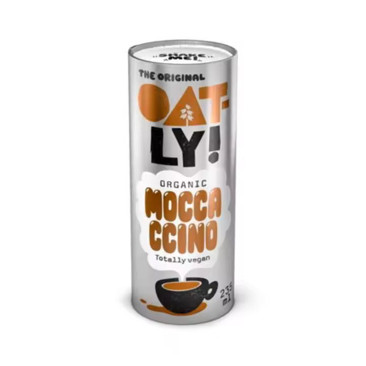 Oatly Moccaccino 235ml – Café con Cacao, Cremoso y 100% Vegano - 1