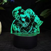 Lámpara De Noche 3D De Lionel Messi Control Remoto Y Táctil Cambio De Color En 16 Tonos Decoración Para Habitación Regalo Para Fanáticos Luz De Mesa Para Dormitorio - details 2