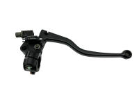 Manillar De Aluminio Negro Para Motocicleta Y ATV Con Palanca De Embrague Y Freno Cable Delantero Braido Accesorios De Motocross - details 1