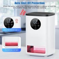 Deshumidificador de 1600 ml, Deshumidificador silencioso de baja humedad de consumo, modo de sueño, apagado automático, cronómetro de 24 horas, descongelación automática, luz de Ambiente doméstico - details 6