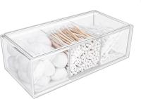 Set De 2 Cajas Organizadoras De Maquillaje Mini Para Baño Con Divisor Y Almacenamiento De Pinceles De Acrílico Organizador De Mesa Para Joyería Cosméticos Perfume - details 5
