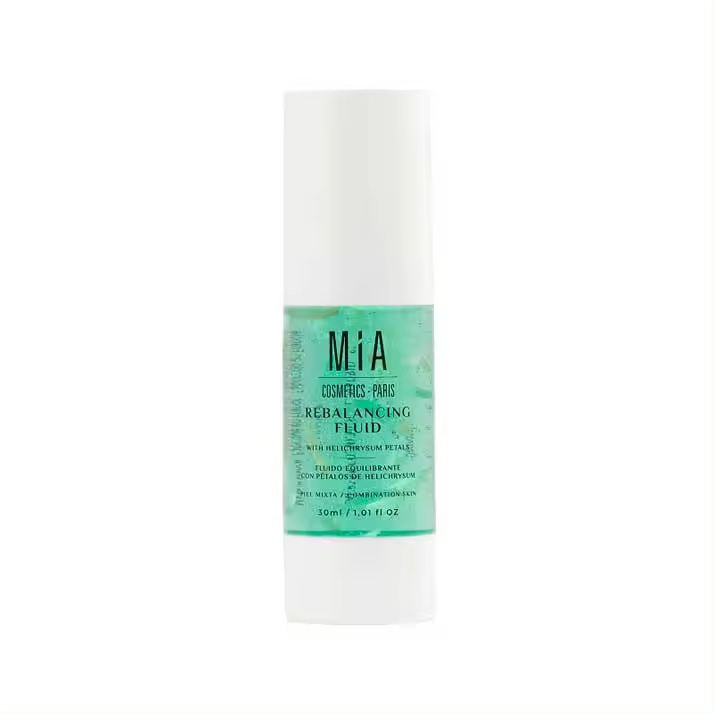 Mia Cosmetics Paris Fluido Facial Hidratante para Piel Mixta - Regula el Exceso de Sebo - Reduce Imperfecciones - Aspecto Mate - 1