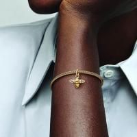 Pandora Moments - Colgante de herradura de oro de 14 quilates-Abeja，Viene con un embalaje de caja de regalo completo. - details 3