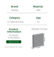 Bloques De Construcción De Pared 19Pcs Compatible Con Bloques De Lego Accesorios De Palacio Para Niños Juguete Regalo Caja - details 3