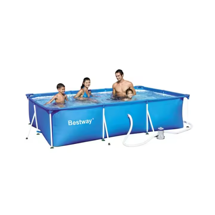 PISCINA RECTANGULAR CON DEPURADORA 300X200X66 CM. - 1