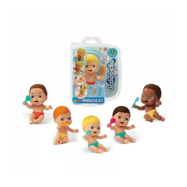 Giochi Preziosi Cicciobello Amicicci Bebé con Expresiones Divertidas y Accesorios - Colección de Bebés Bonitos para Niños a Partir de 3 Años