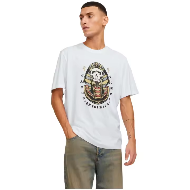 Camiseta de Manga Corta Jack&Jones  para hombre en color blanco - 1