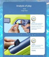 Pistola De Agua De Alta Presión Para Niños Y Niñas Juguete De Batalla Con Gran Capacidad Tiraje Pull Tipo Para Exteriores - details 6
