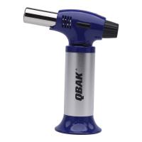 QBAK Soplete De Cocina Profesional Antorcha Butano Encendedor, Mini Culinario Soplete con Cerradura de Seguridad & Llama Ajustable para barbacoa Brulée Crema Cámping (Gas Incluido) - details 1