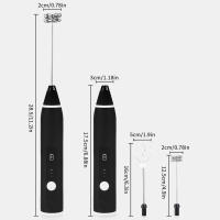 Espumador de Leche Recargable por USB, Mini Batidora de Huevo, Batidor Electrico 2 en 1, 2 Puntas de Diferentes Uso y 3 Velocidades, Para Prepararte un Leche Espumosos y Cremosos, Es imprescindible para un Desayuno Perfecto, Ideal para un Cafe Macchiato - details 7