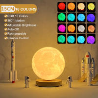 Lámpara Nocturna De Luna LED Creativa En 16 Colores Con Control Táctil Y Rotación 360° Luz Nocturna Para Oficina Y Hogar - details 13