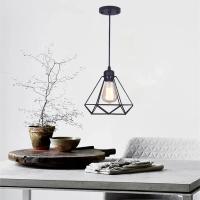 Lámpara De Pared Vintage Industrial Negra LED Retro Para Iluminación De Cocina Y Hogar Instalación Pendente En Metal E27 - details 1