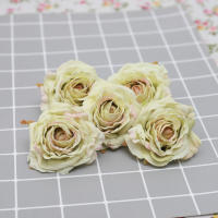 5pc Flores Artificiales De Seda Rosa Para Decoración De Hogar Fiesta De Navidad Boda Cumpleaños DIY De Flores Falsas Calidad Alta - details 7