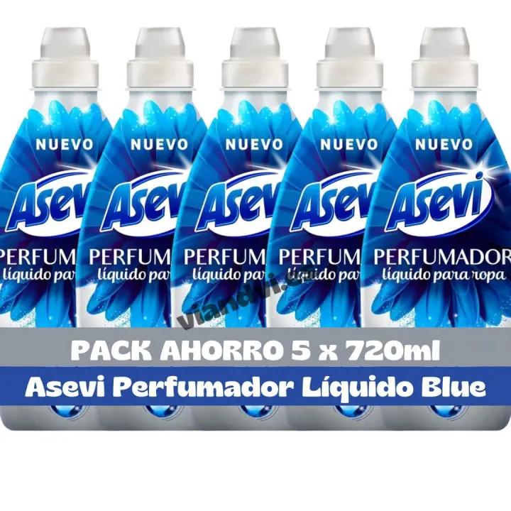 Asevi Perfumador Líquido para Lavadora Blue Pack Ahorro de 5 x 720ml (3,600l) - 1