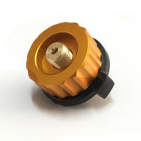 Adaptador De Tanque De Gas Para Estufa De Camping Exterior Conversor De Propano Herramienta De Transformación De Combustible Metal Para Uso Al Aire Libre - details 3
