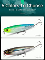 Kingdom Lanzador De Superficie Para Pesca 60mm 5.6g 90mm 11g Swimbaits Flotantes Artificiales Duros Accesorios De Pesca - details 9