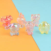 5pcs Bolsa De Cuentas KT Electroplata Brillo Nocturno Para Joyería Accesorios Cadena De Móvil DIY Material Plástico - details 2