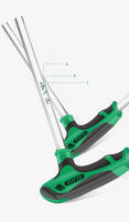Llave De Destornillador Hexagonal T-shaped LAOA Conjunto De Destornilladores 2.5/3/4/5/6/8mm 58HRC Con Cabezal Plano Y Sférico Herramienta De Aleación De Acero - details 3