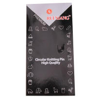 Juego De Agujas De Tejer En Forma Circular De Acero Inoxidable Para Bebés Guantes Calcetines Y Accesorios Material Metálico Cable Redondo Tamaño 80cm Unisex - details 1