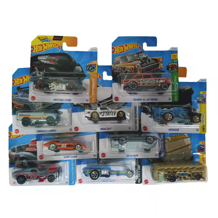 Pack de 10 Hot Wheels surtidos - unidades aleatorias en caja de cartón genérica - 1