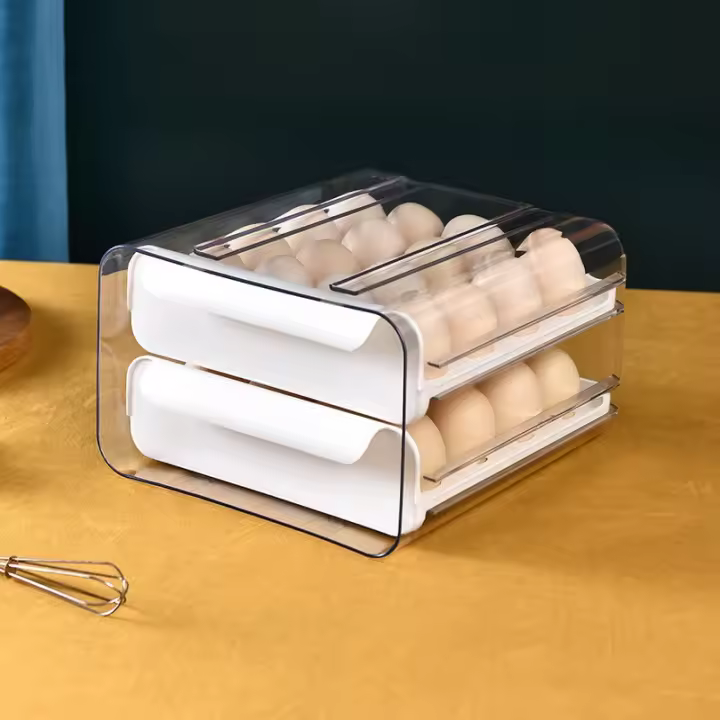Organizador de dos niveles para el almacenamiento de huevo - 1