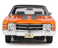 Maisto 1:18 Chevrolet Chevelle SS 454 Sport Coupe De 1971 Modelo Retro De Colección Decoración De Coche Clásico Regalo Sin Batería Material De Aleación - details 4