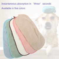 Toalla De Baño Para Perros Y Gatos Ultra-Absorbente De Microfibra Con Bolsillo Para Secado Rápido De Mascotas Pequeñas - details 2