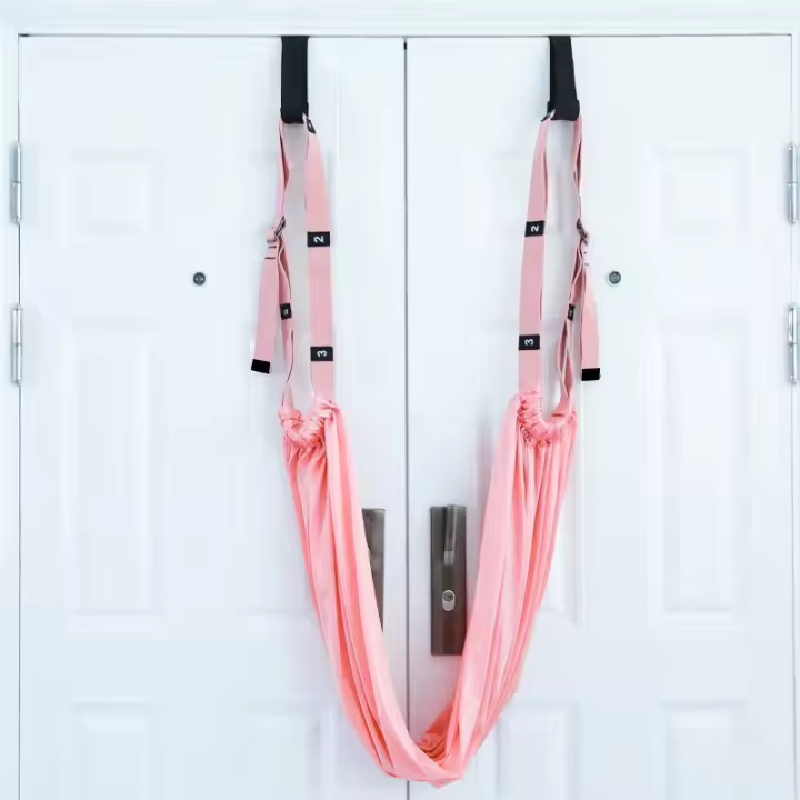Cinturón De Yoga Aéreo Ajustable Hamaca De Inversión Antigravedad Para Estiramiento Y Entrenamiento En El Gimnasio - 1