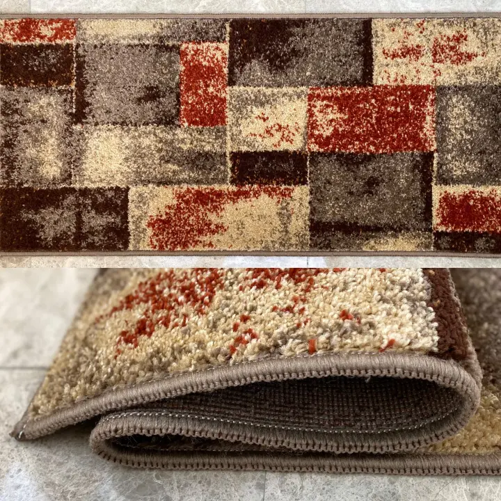 ALFOMBRAS IBERIA - Alfombra Pasillo  Pelo Corto Polipropileno y Lavable  Antideslizante  Varias Medidas, Ideales para todo tipo de Pasillos Largos, Pie de Cama, Corredor - 1
