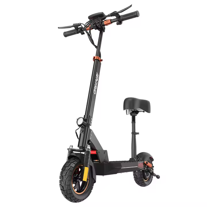 IENYRID 4PRO S+ MAX Patinete Scooter Eléctrico Plegable Motor de 800W, Velocidad Máxima de 45 km/h, Batería de 48V 20Ah, Neumáticos Neumáticos Off-road de 10', Sistema de Doble Freno, Sistema de Frenado Antibloqueo E-ABS, Apto para Uso Exterior - 1