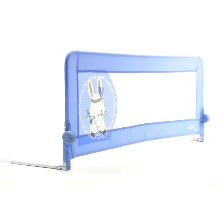 Asalvo Barrera de Cama 2 en 1 de 150 cm Conejo Tippi, valida para  cama nido y cama estandar. AZUL y ROSA - 1