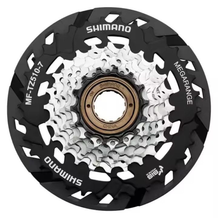Shimano Casete Tourney Mf-tz510-t Plateado - 1