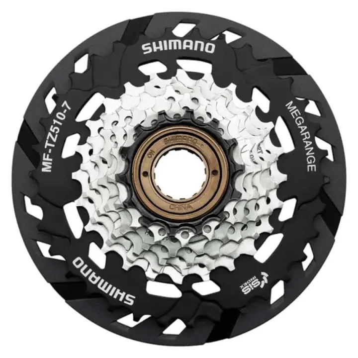 Shimano Casete Tourney Mf-tz510-t Plateado - 1