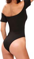 Body sexy negro con hombros descubiertos marca generica - details 3