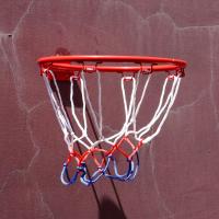 Anillo De Baloncesto Para Niños Pequeño Montado En Puerta Con Tira De Red Y Tornillos Práctica De Tiraje Interior Y Exterior - details 2