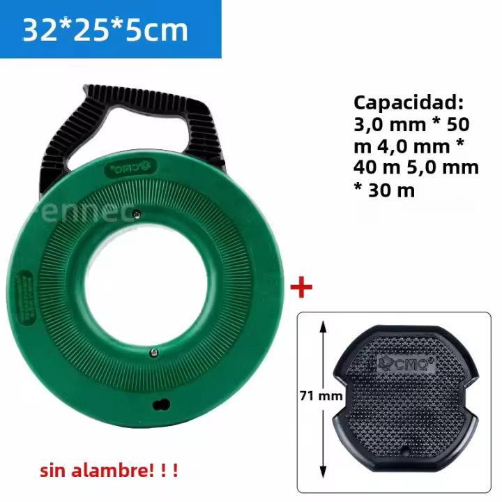 Ayuda Retráctil De Cable Herramienta Especial Para Alargar Y Enrollar Cables Rápido Herramienta De Enhebrado Y Tiraje Para Electricistas - 1