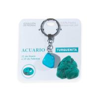 Mind Souls Zodíaco ACUARIO - Colgante, Pulsera o Llavero piedra Turquenita - details 2
