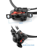 Frenos De Disco Hydraulicos Shimano MT200 Para Bicicleta De Montaña Y Carretera Manillar De Acero 3 Dedos Freno Frontal Y Trasero - details 6