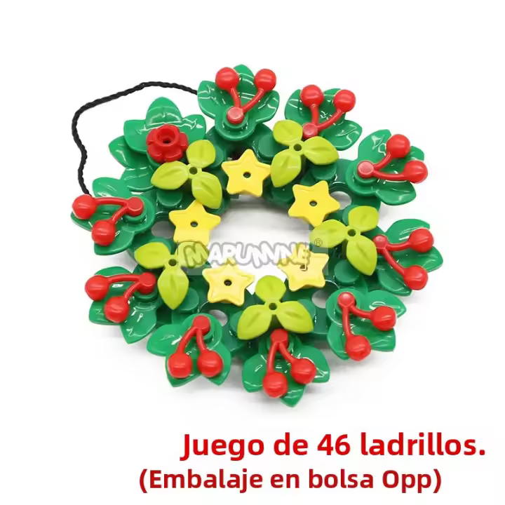 Kit De Modelo De Guirnalda Navideña Mini MARUMINE Bloques De Construcción DIY Adorno De Colgante Para Navidad Juguetes Para Niños Y Adultos - 1