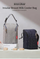 Bolsa De Almuerzo Aislante Portátil Para Empequeñecimiento Con Diseño De Colgador Para Carro De Bebés Y Leche De Mamá Resistente Al Relleno Y Derrame - details 0
