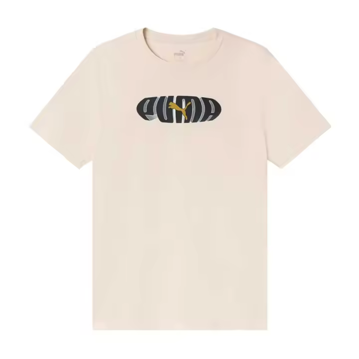 Camiseta Puma Graphic I24 Beig  - Diseño gráfico elegante y cómodo - 1