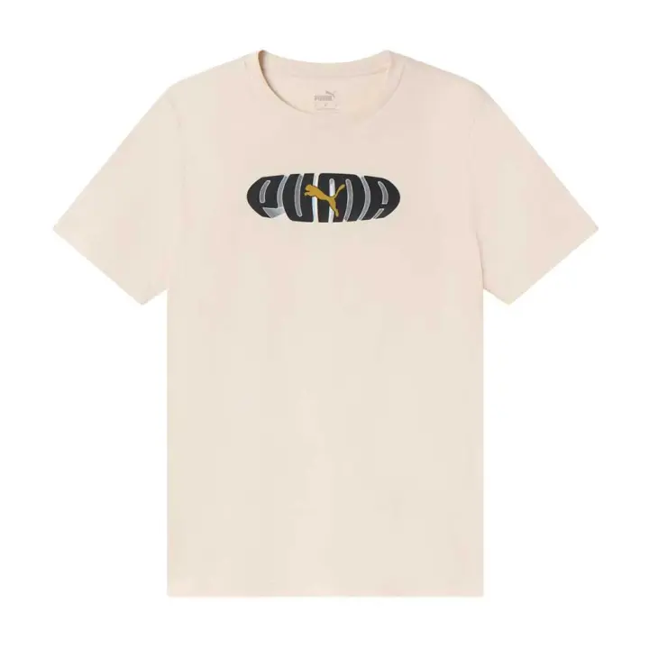 Camiseta Puma Graphic I24 Beig  - Diseño gráfico elegante y cómodo - 1