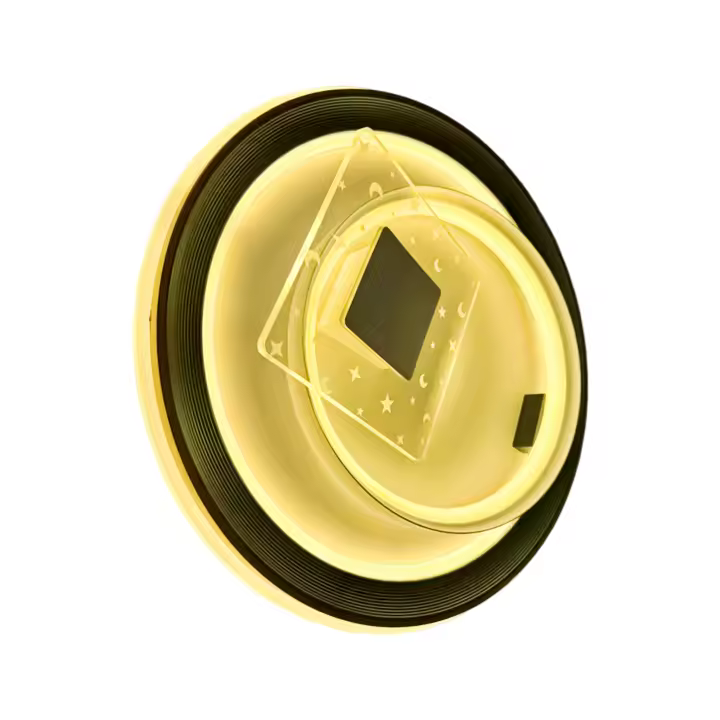 Hola LED Lámpara de Techo Moderna Redonda 63W x 2W, Regulable de 3000K a 6500K con Mando a Distancia – Iluminación Perfecta para Salón, Cocina, Dormitorio, Baño, Sala de Estar y Pasillo - 1