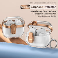 Funda Protectora Transparente Para Samsung Galaxy Buds3/Galaxy Buds3Pro Con Llavero Carga Inalámbrica Y Resistente Caídas - details 10