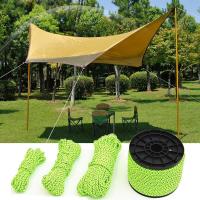Cuerda De Tenda Reflejante De Nylon Para Acampar Y Senderismo 5/10/20/100M Verde Accesorio De Tenda Resistente Al Viento - details 9