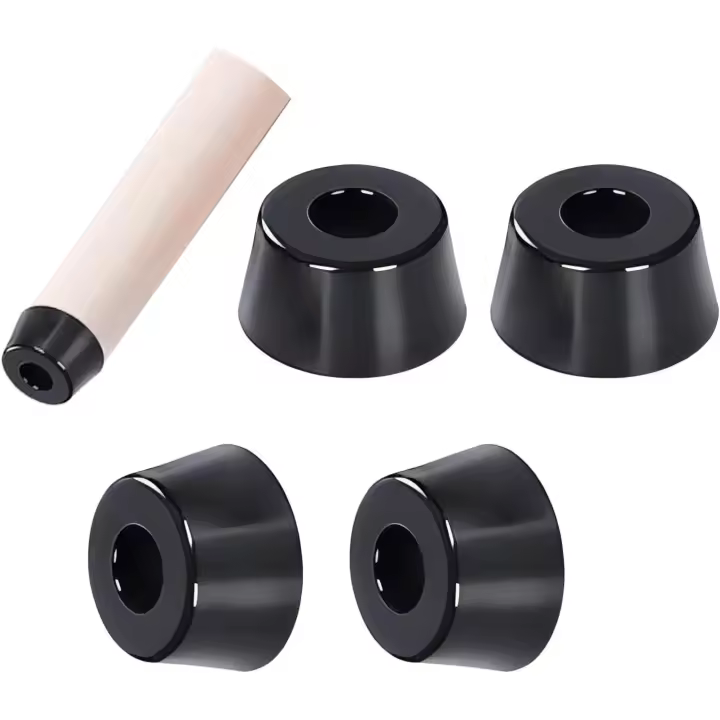 Almohadillas de goma para protección de suelo, almohadillas para patas de gabinete, parachoques redondos, 20 x 15 x 8 mm (diámetro x altura). - 1