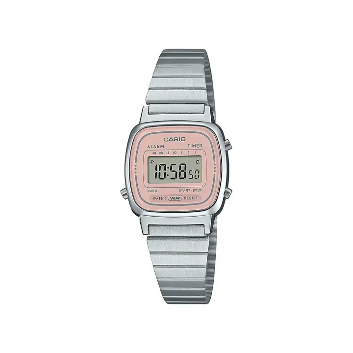 RELOJ CASIO LA670WEA-4A2EF DE MUJER RETRO VINTAGE MINI COLLECTION PEQUEÑO ROSA - 1
